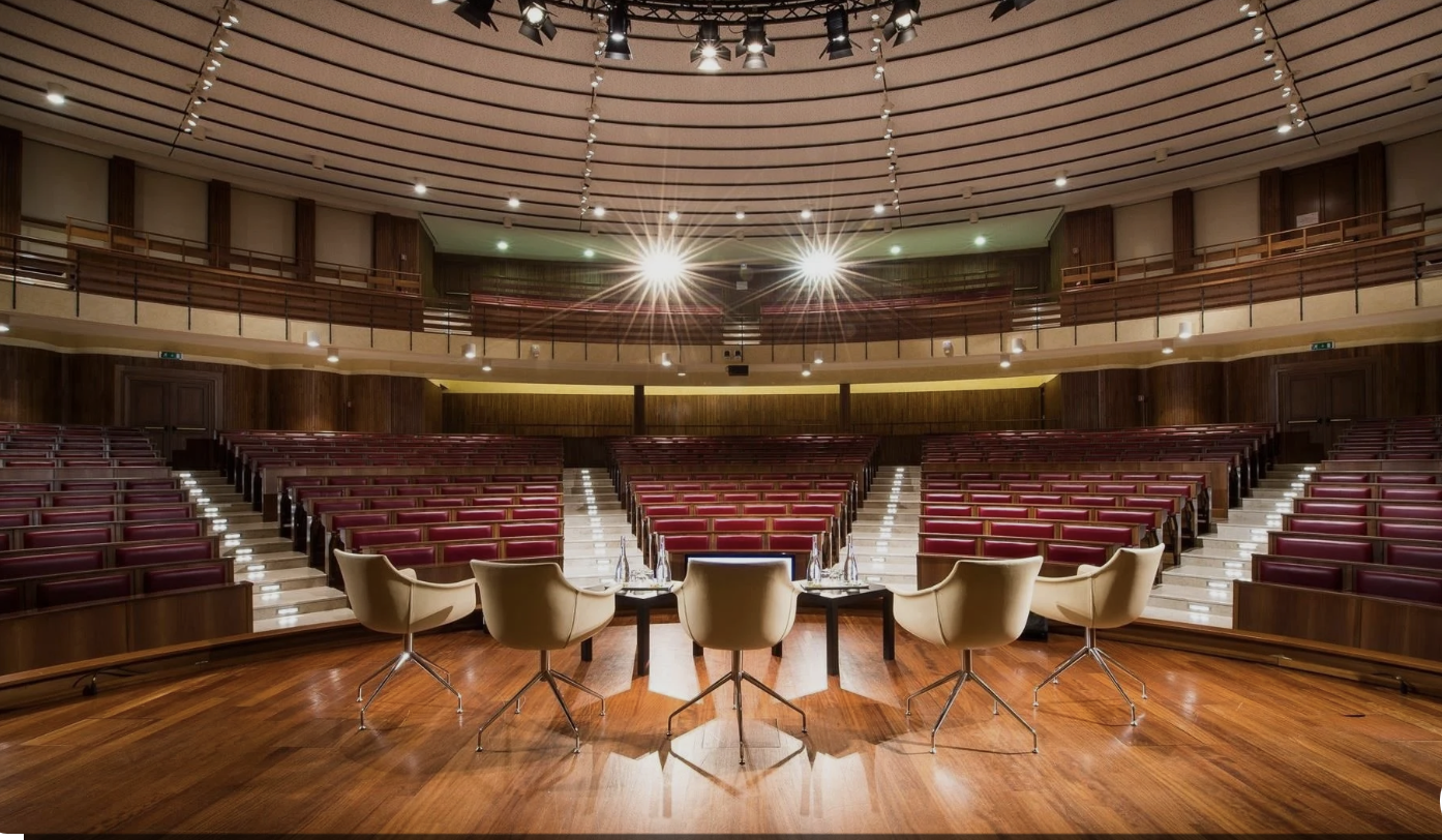 Platea dell'Auditorium Antonianum vista dal palco